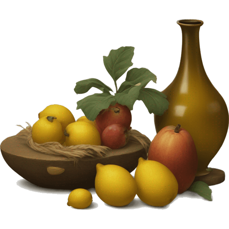 vintage still life emoji