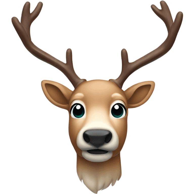 Crystal raindeer emoji