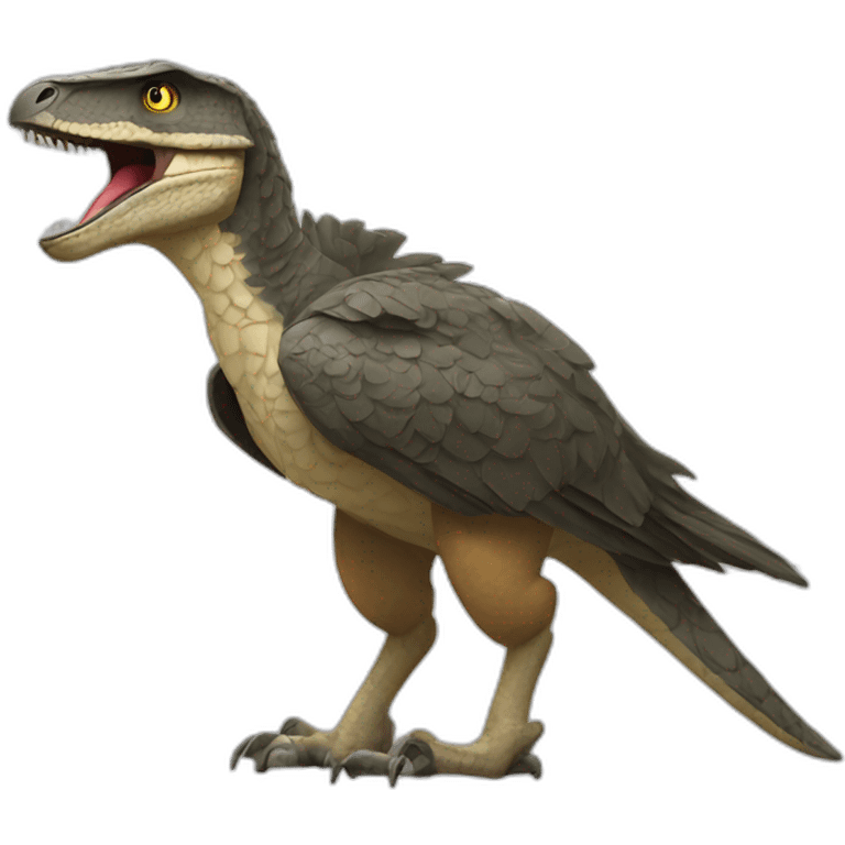 Raptor jurassique parc  emoji