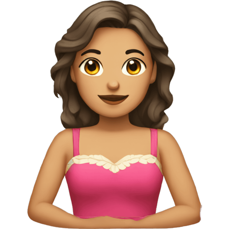 Fresa  mujer  emoji