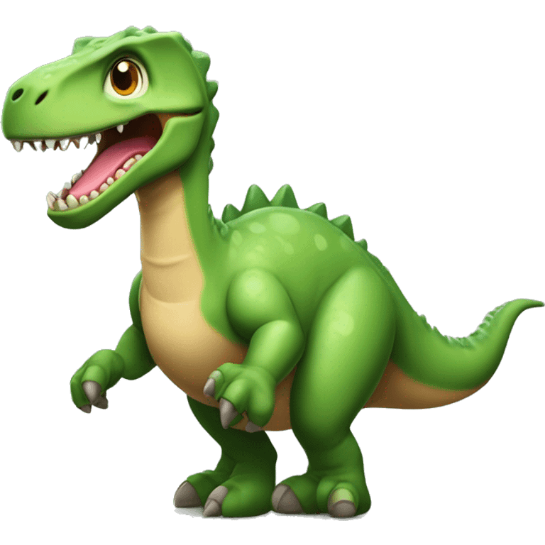 Un dinosaurio de juego emoji