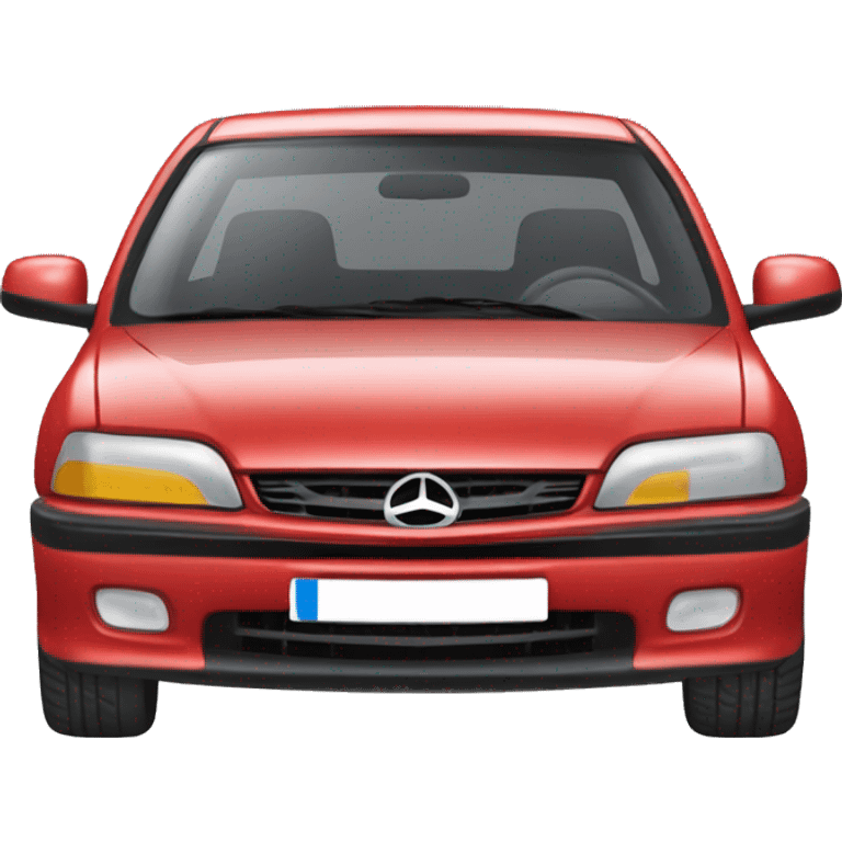 red car opel omega  emoji