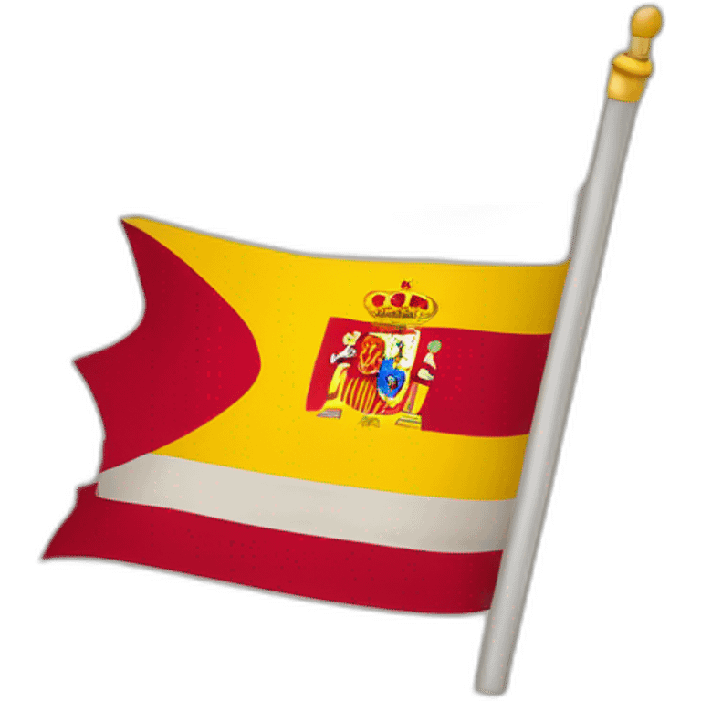 Bandera republicana española rojo amarillo lila emoji