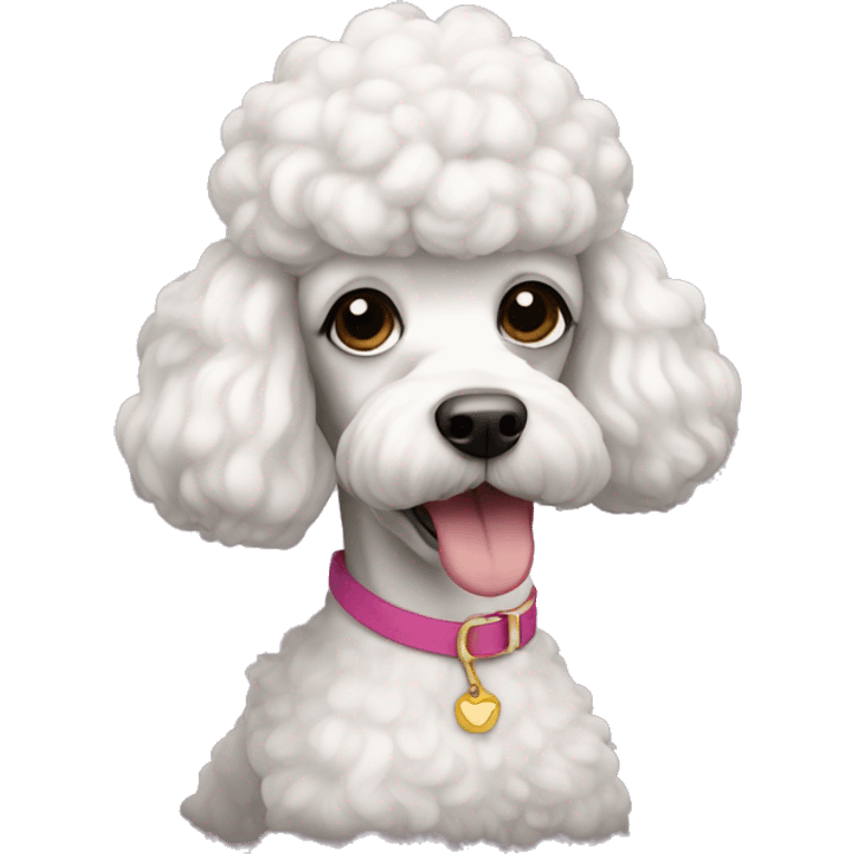 do a french poodle mini emoji