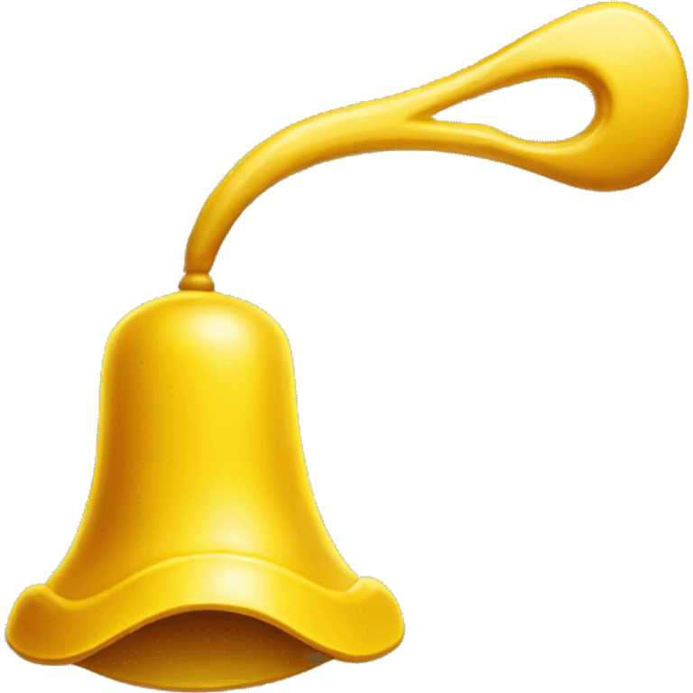 A yellow bell notification icon with a cancel mark on it emoji