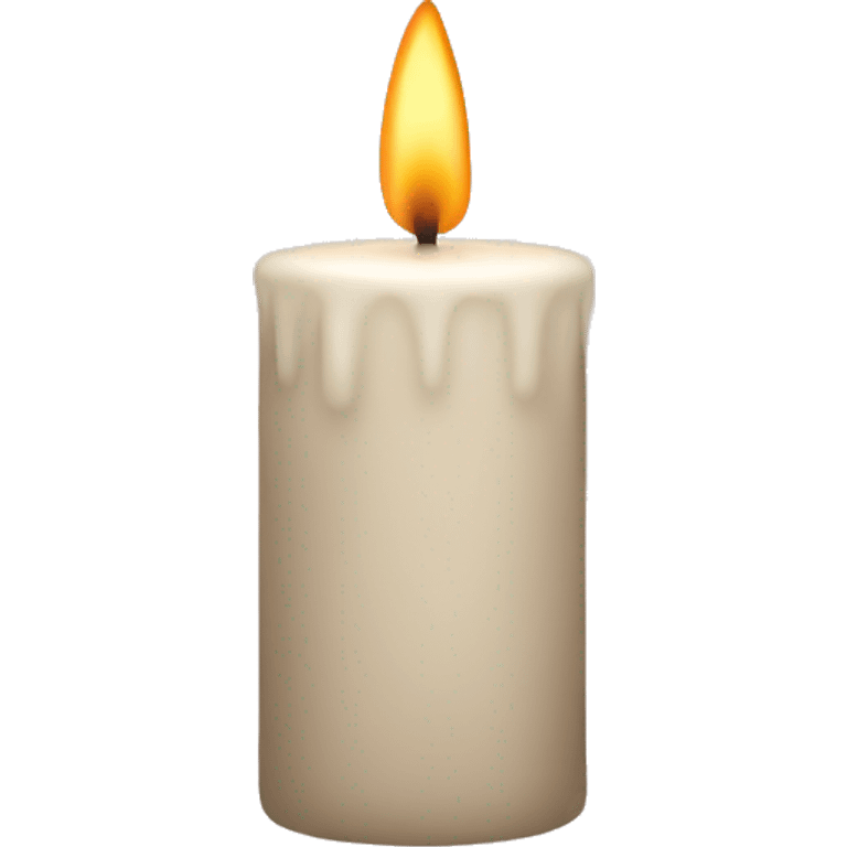 Powder-colored candle emoji