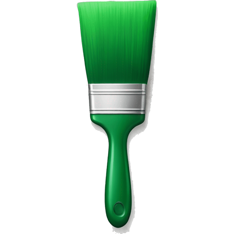 Green paintbrush emoji