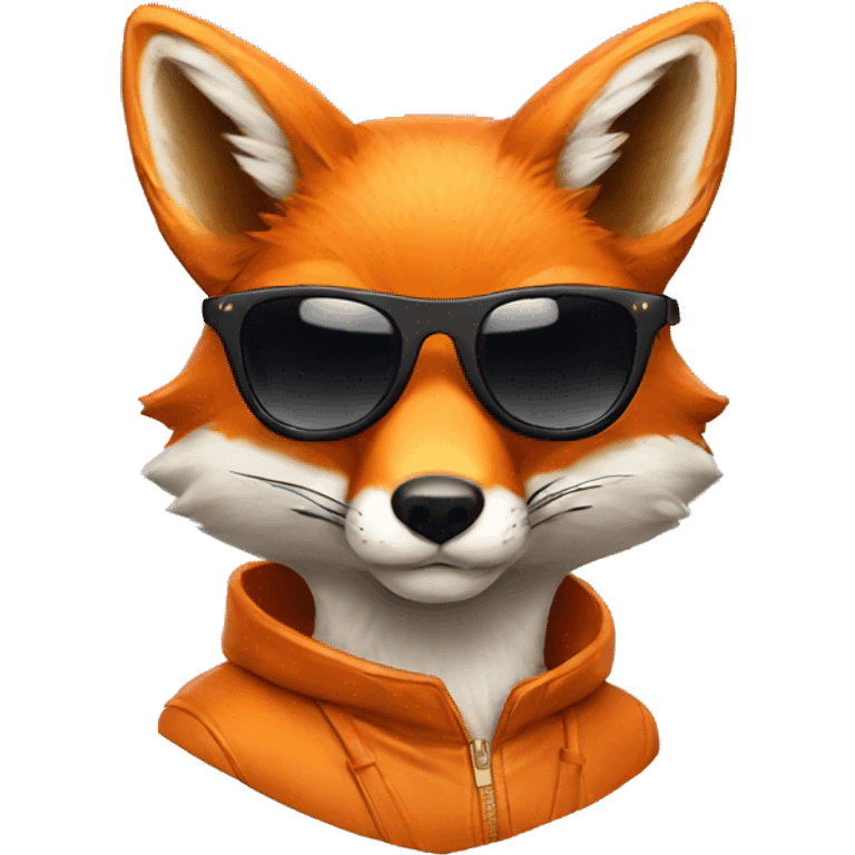 fox in sunglasses emoji