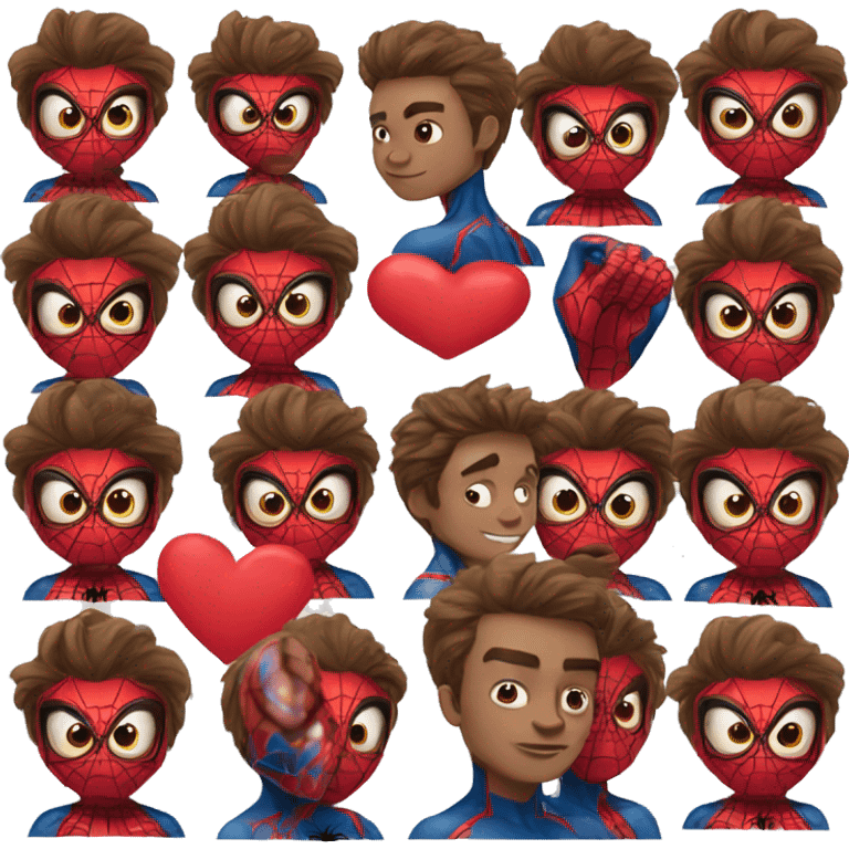 Spiderman heart emoji