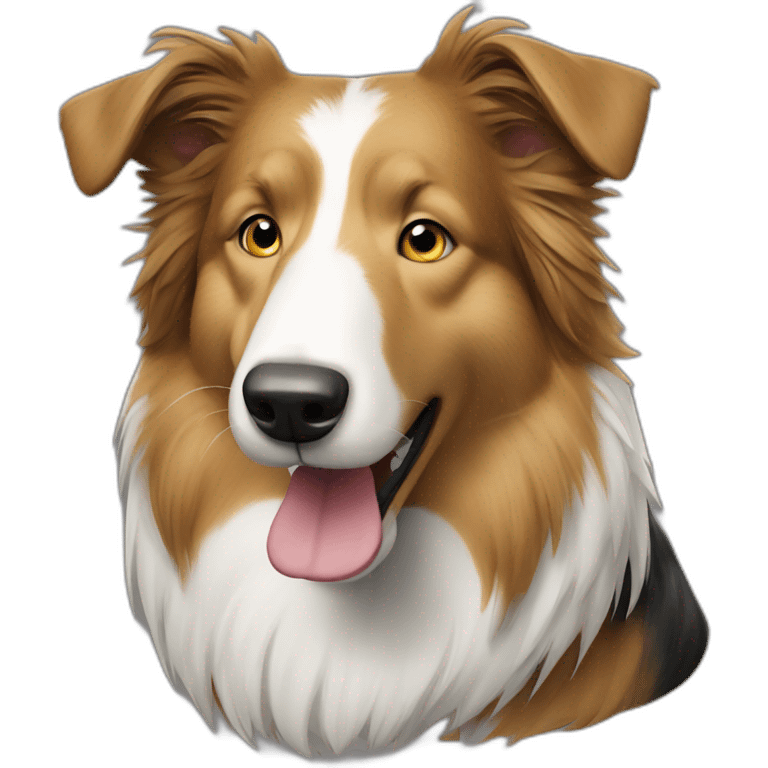 Bordeur collie emoji