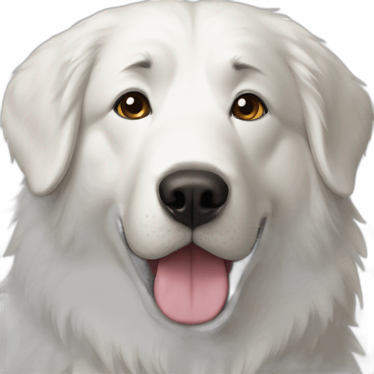 Great Pyrenees dog emoji