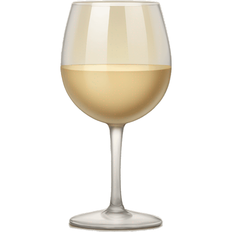 Beige asthetic wine Glas with a bow on the stem emoji