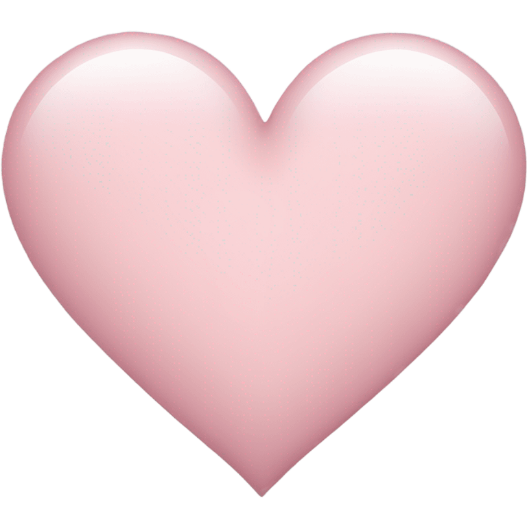 Light pink heart emoji