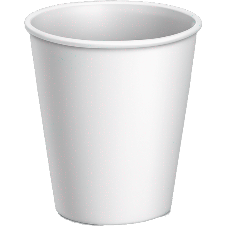 gray white empty cup emoji