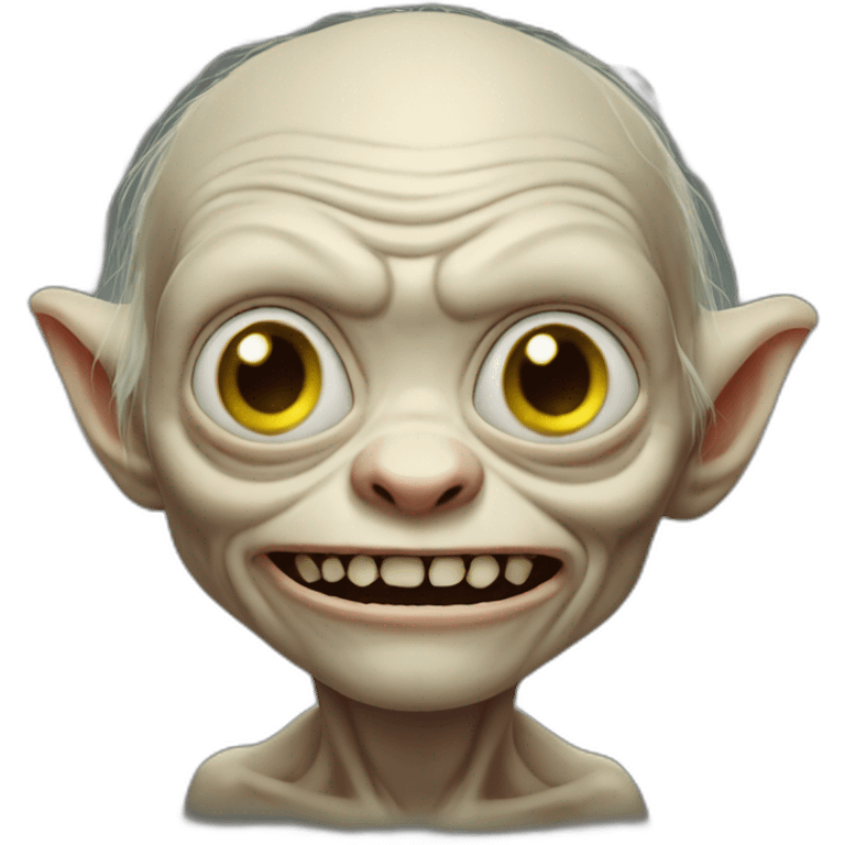 gollum excité emoji