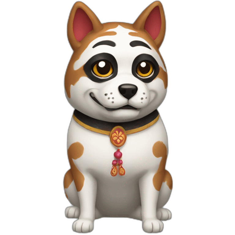 kabuki dog emoji