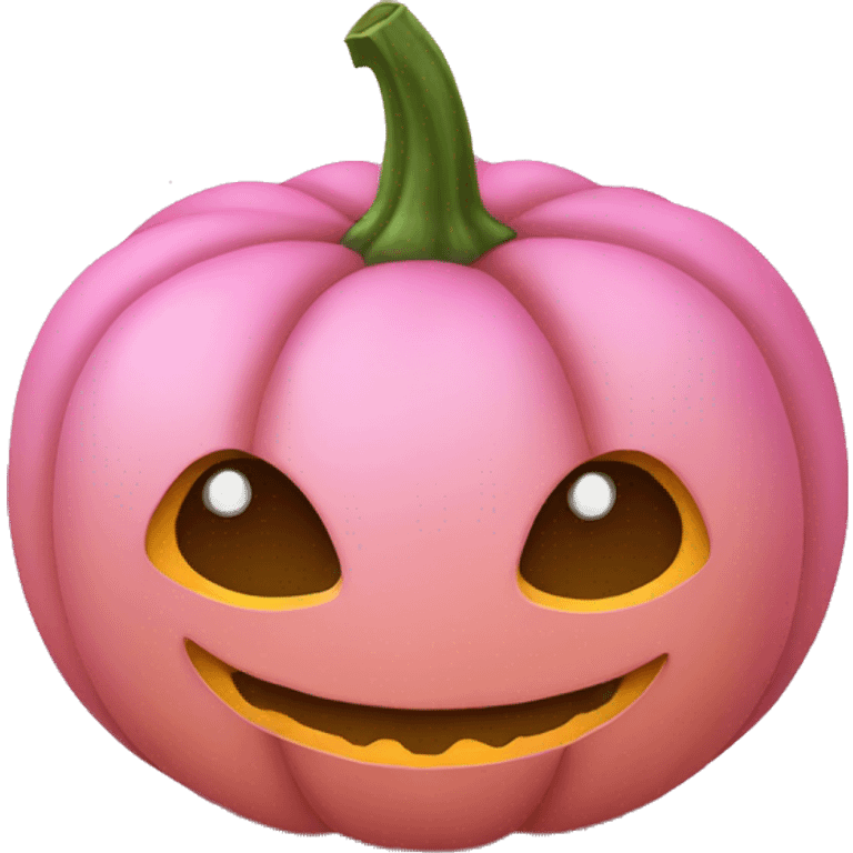 pink pumpkin  emoji