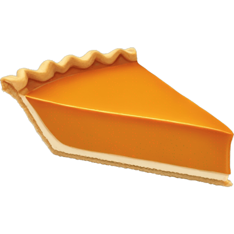 pumpkin pie slice emoji