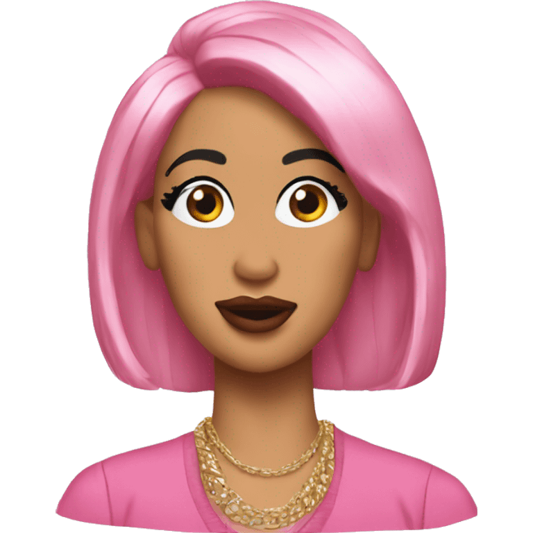 cardi b pink emoji