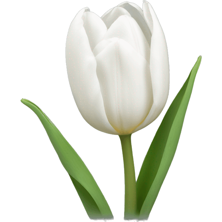 white tulips emoji