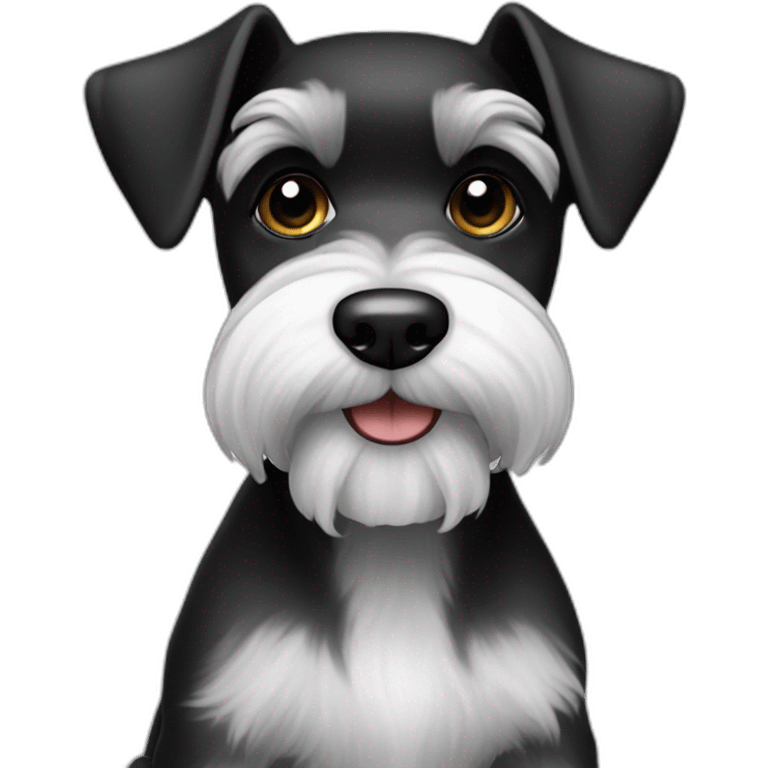 mini-schnauzer-black-white emoji