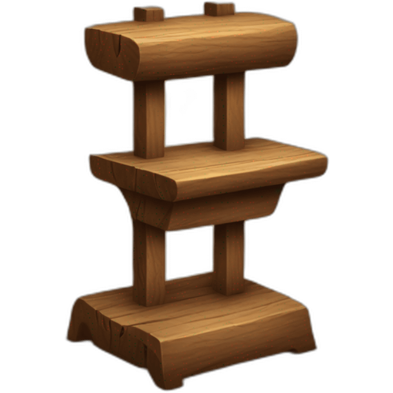 wood stand emoji