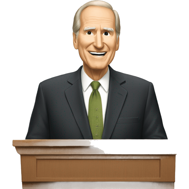 Russell M Nelson speaking at a podium emoji