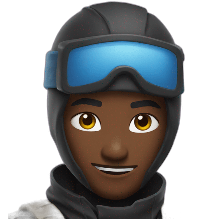 Ninja playing fortnite emoji