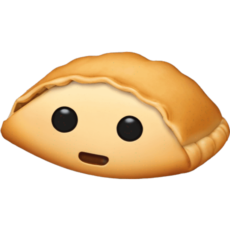 Empanada on someone’s head emoji