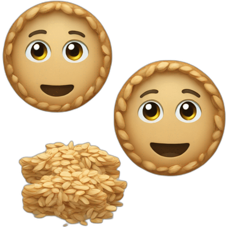 three oats emoji