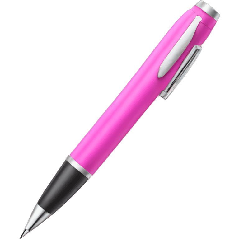 Pink pen emoji