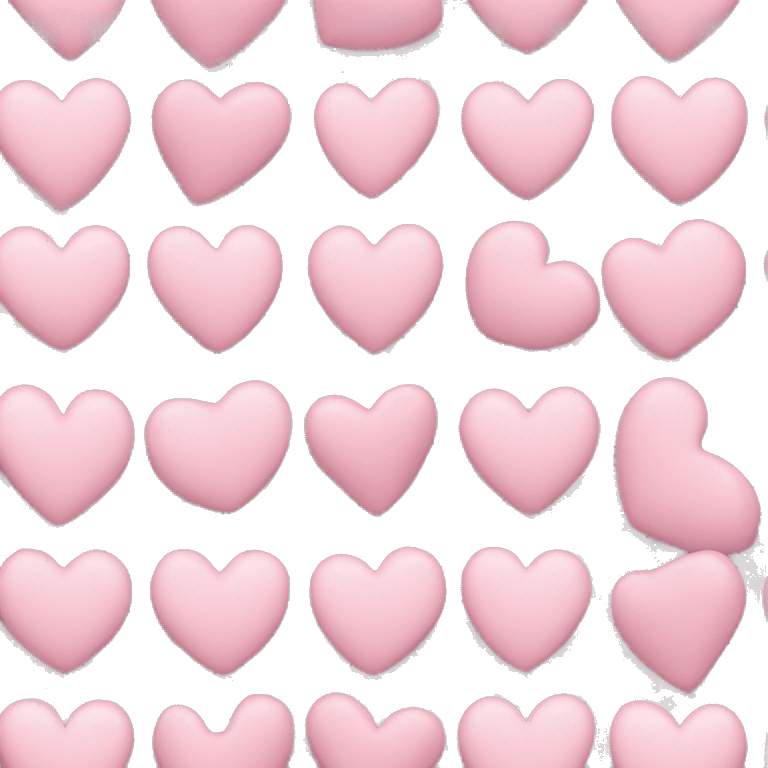 pastel pink heart emoji