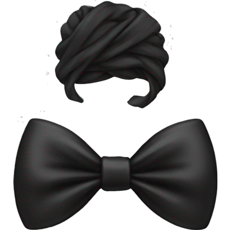 Black bow emoji