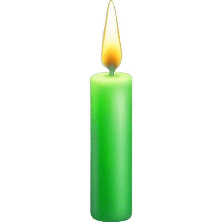 green candle emoji