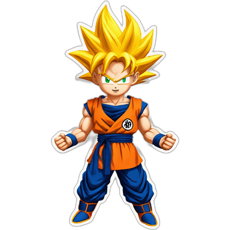 Super saiyan Goku emoji