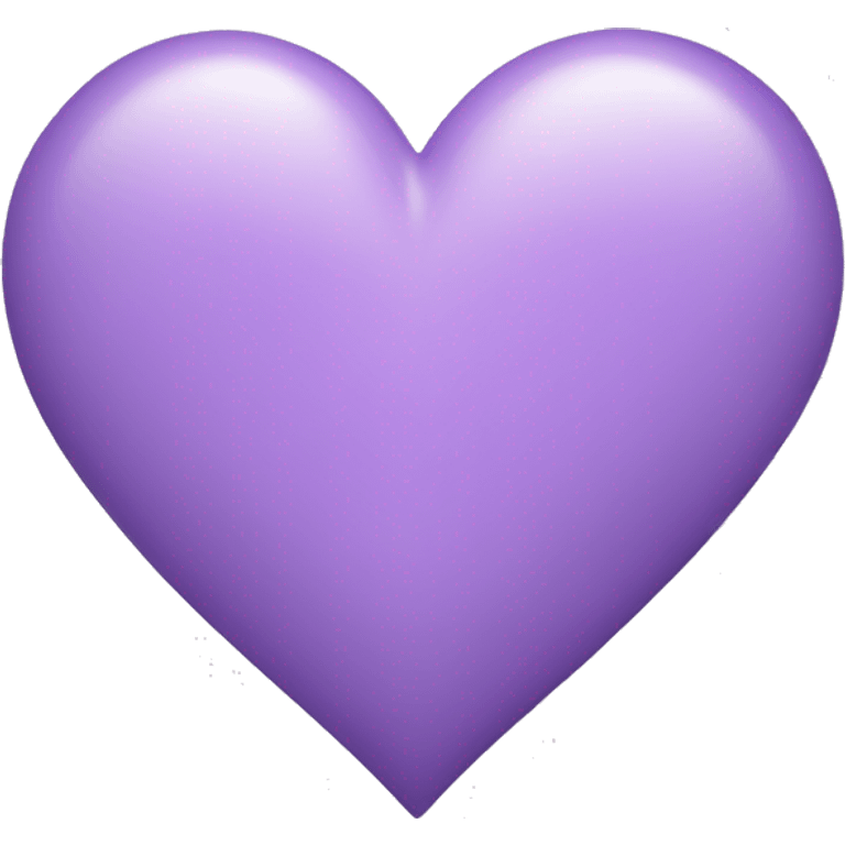 Light purple heart emoji