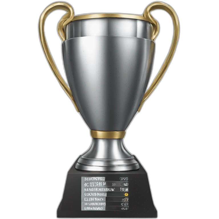 Champions league trophy emoji