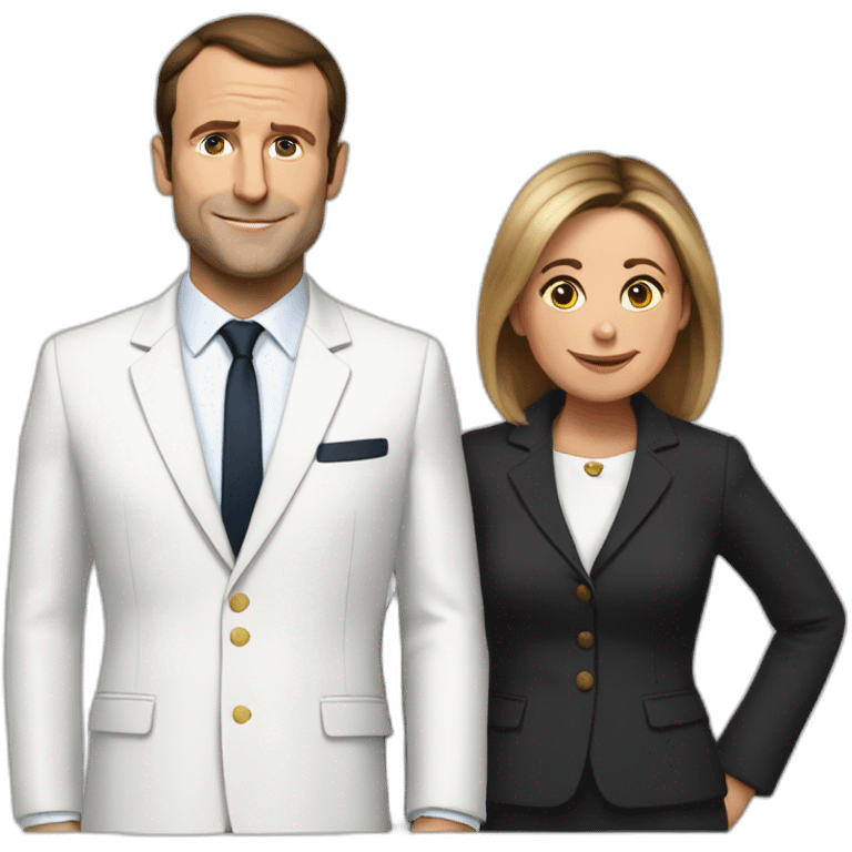 macron avec brigitte emoji