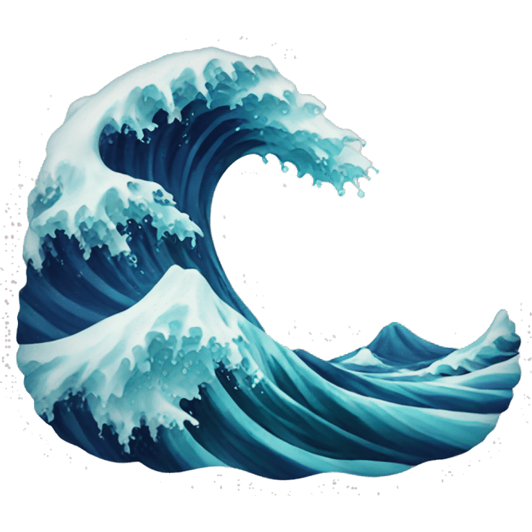 ocean wave emoji