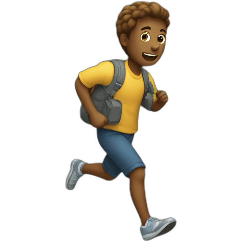 Running away from home emoji