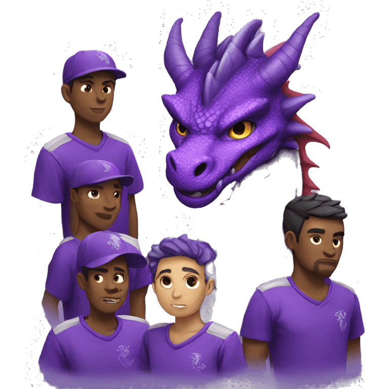 purple dragon team emoji