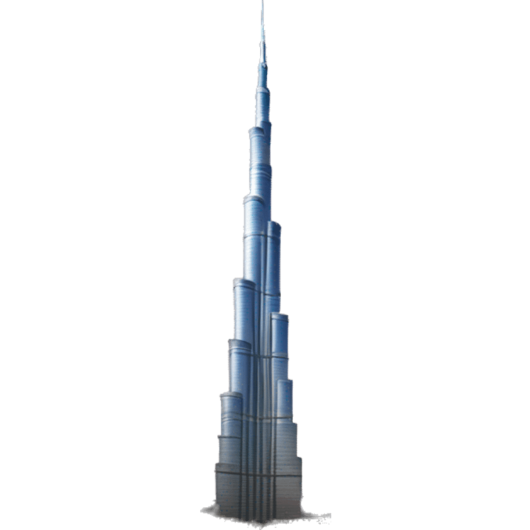 photorealistic Burj khalifa emoji