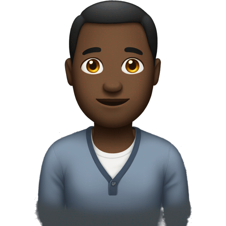 Black pregnant man emoji