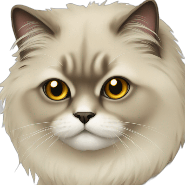 Himalayan cat emoji