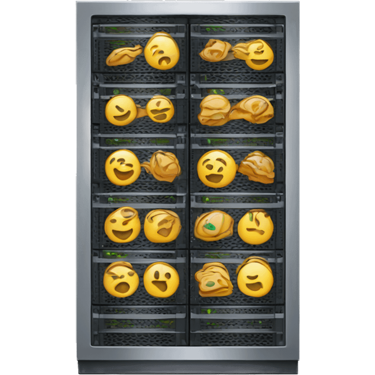 server rack with 5 servers emoji