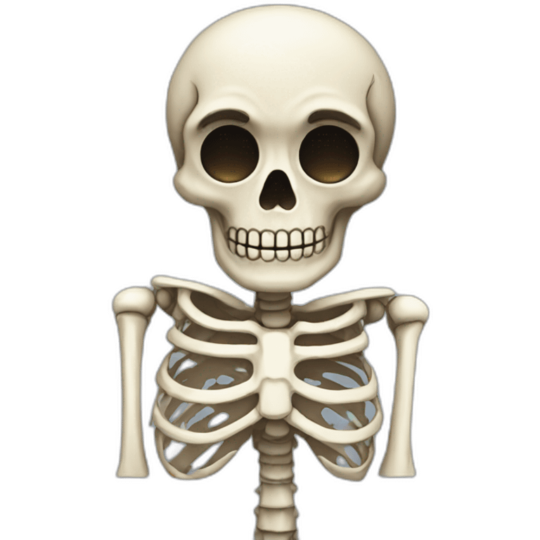 skeleton halloween funny emoji