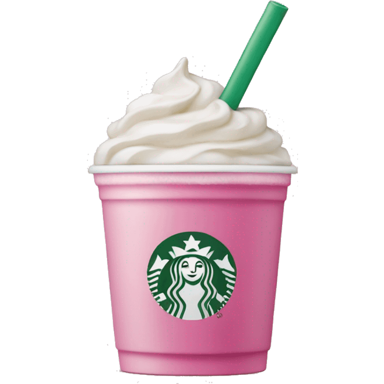 pink starbucks drink  emoji