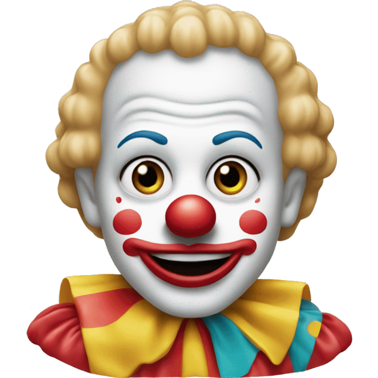 Clown from McDonald’s with toys  emoji