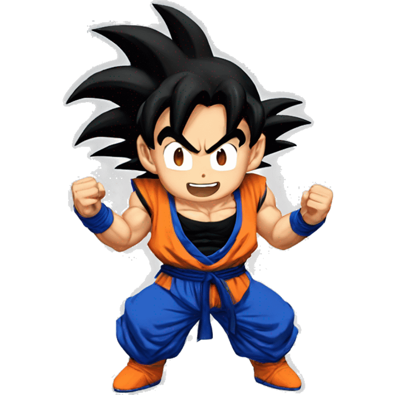 Goku sin músculos  emoji