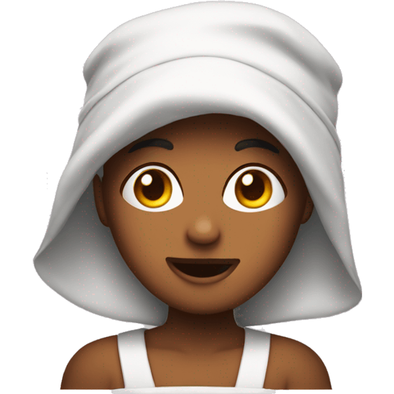 Sassy face with bonnet  emoji